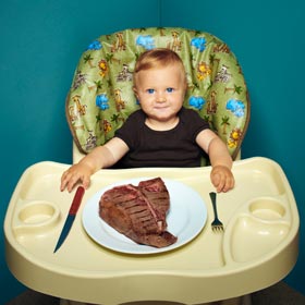 прикорм ребенка - мясо