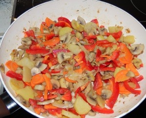 рецепт с фото картофель с овощами